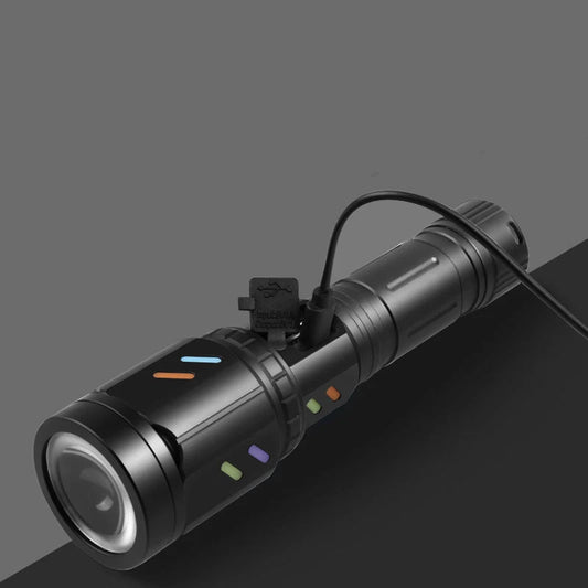 5000LM Tactical Firestarter Led Flashlight Focused