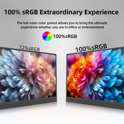 ZSUS 3840*2160 13-inch 4K Portable Monitor 60HZ For Laptop