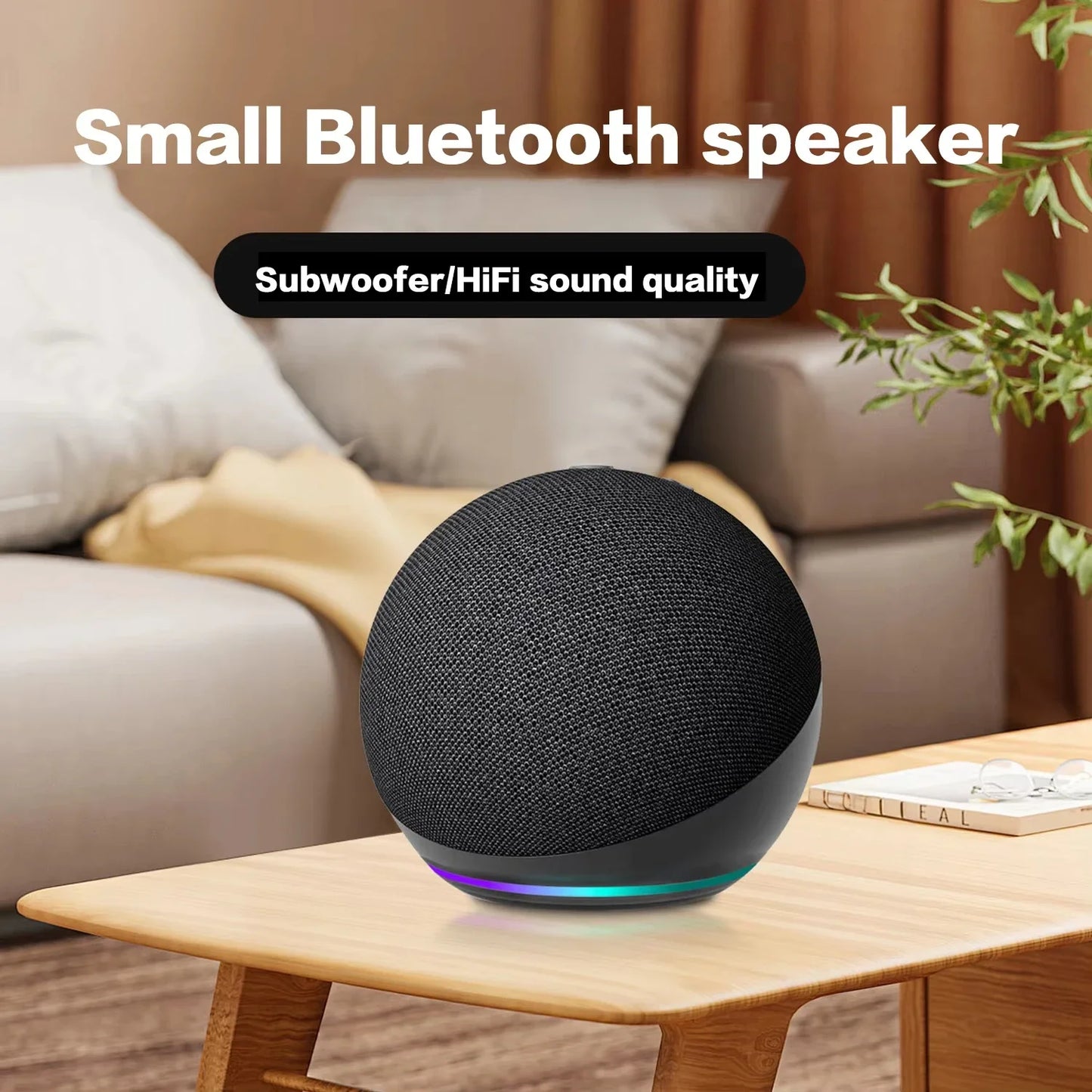 Alaxe Small Bluetooth Speaker Echo Dot 5Th